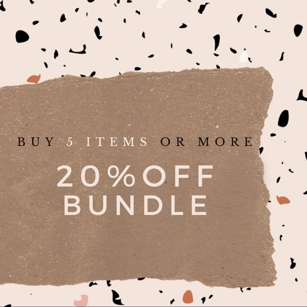 🔥BUY 5 ITEMS GET 20% OFF🔥